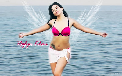 Rozlyn Khan Hot Spicy Bikini Photos