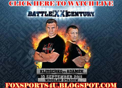 Vitali Klitschko vs. Tomasz Adamek live