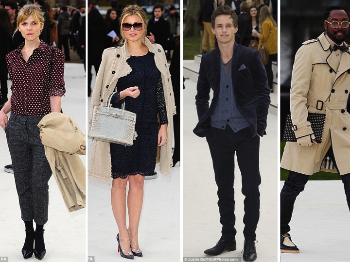 Burberry Fall Winter 2012 Front Row