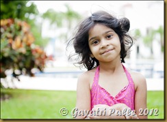 Richa at a resort 