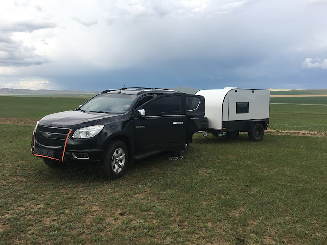 Mongolia Tiny Teardrop Camper Trailer