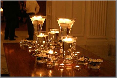 Candle Wedding Centerpieces