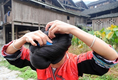 Unik, Desa Rambut Panjang di Cina