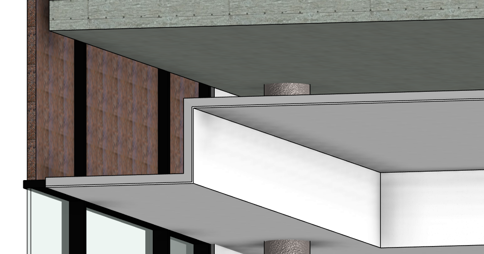 Revit Peeler 折上天井の垂れ壁と間接照明