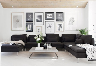 black and white living room ideas