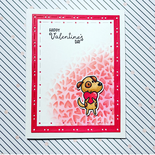 Sunny Studio Stamps: Puppy Love Customer Card by Carrianne Banul