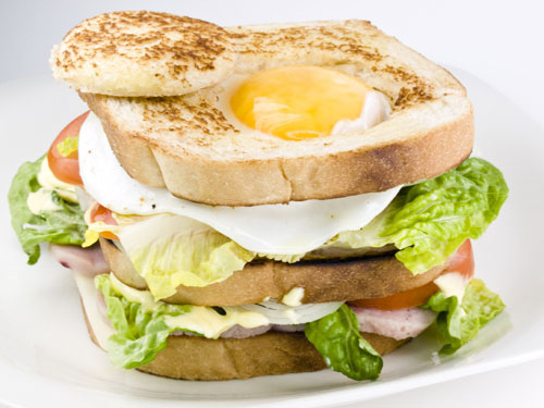 Sandwich vegetal con huevo ~ Cocina y amigos