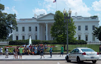 White House tourists police propaganda Trump