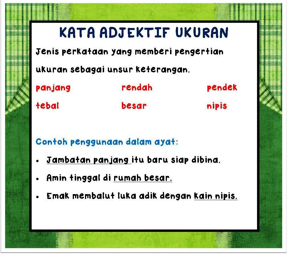 Image Gallery kata adjektif