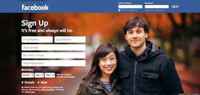 Facebook New Landing Page