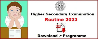 Higher Secondary Examination Routine 2023