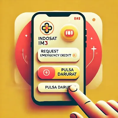 konsep pulsa darurat Indosat IM3