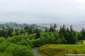 View of Astoria from Astoria Column Oregon