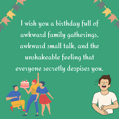 Sarcastic Birthday Wishes images