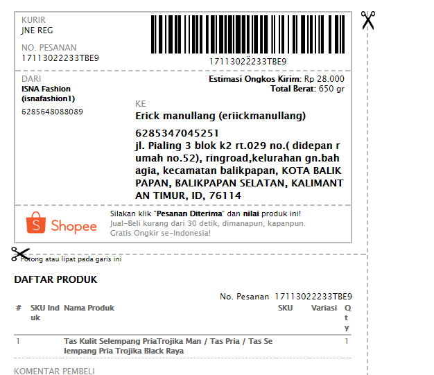 Kemudian Tekan Ctrl P Untuk Mencetak Invoice Nah Karena Invoice Shopee Tergolong Sangat Besar Kamu Bisa Mengecilkannya Dengan Membaca Artikel Dibawah