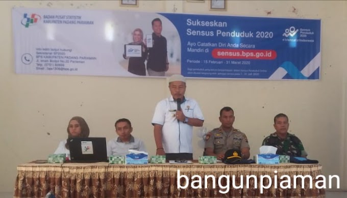 Camat Padang Sago Minta Wali Nagari dan Wali Korong Sukseskan Sensus Penduduk 2020