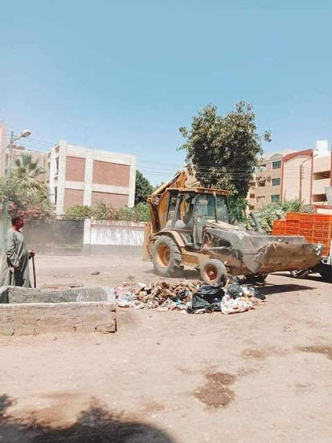 مراكز محافظه المنيا تواصل حملات النظافة خلال أيام العيد.