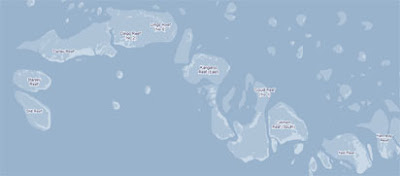 map of the barrier reef