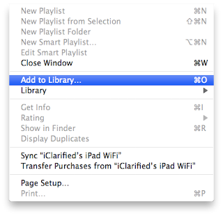 Add ebooks to iTunes book library