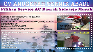 Pilihan Service AC Daerah Sidoarjo Murah 