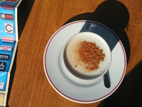 Sahlep with Cinnamon powder at istanbul