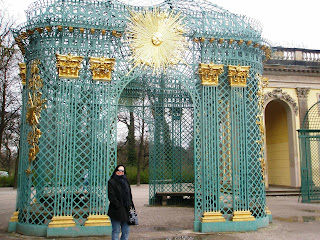 Portão do Scholss Sanssouci Potsdam Alemanha