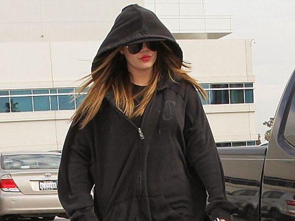 Khloe Kardashian Depends on the Dark Sunglasses to Cover Her Sadness