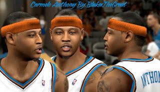 NBA 2K13 Cyber Face Carmelo Anthony