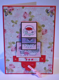 Kanban So Macho and So Feminine die cut toppers & card 