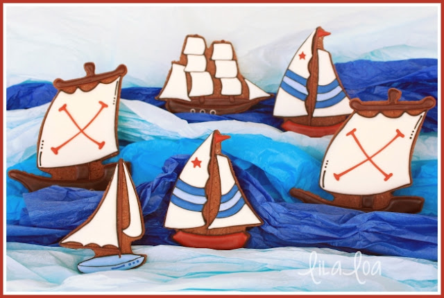 How To Make Sailboat Cookies -- 4 Ways | LilaLoa: How To Make Sailboat ...