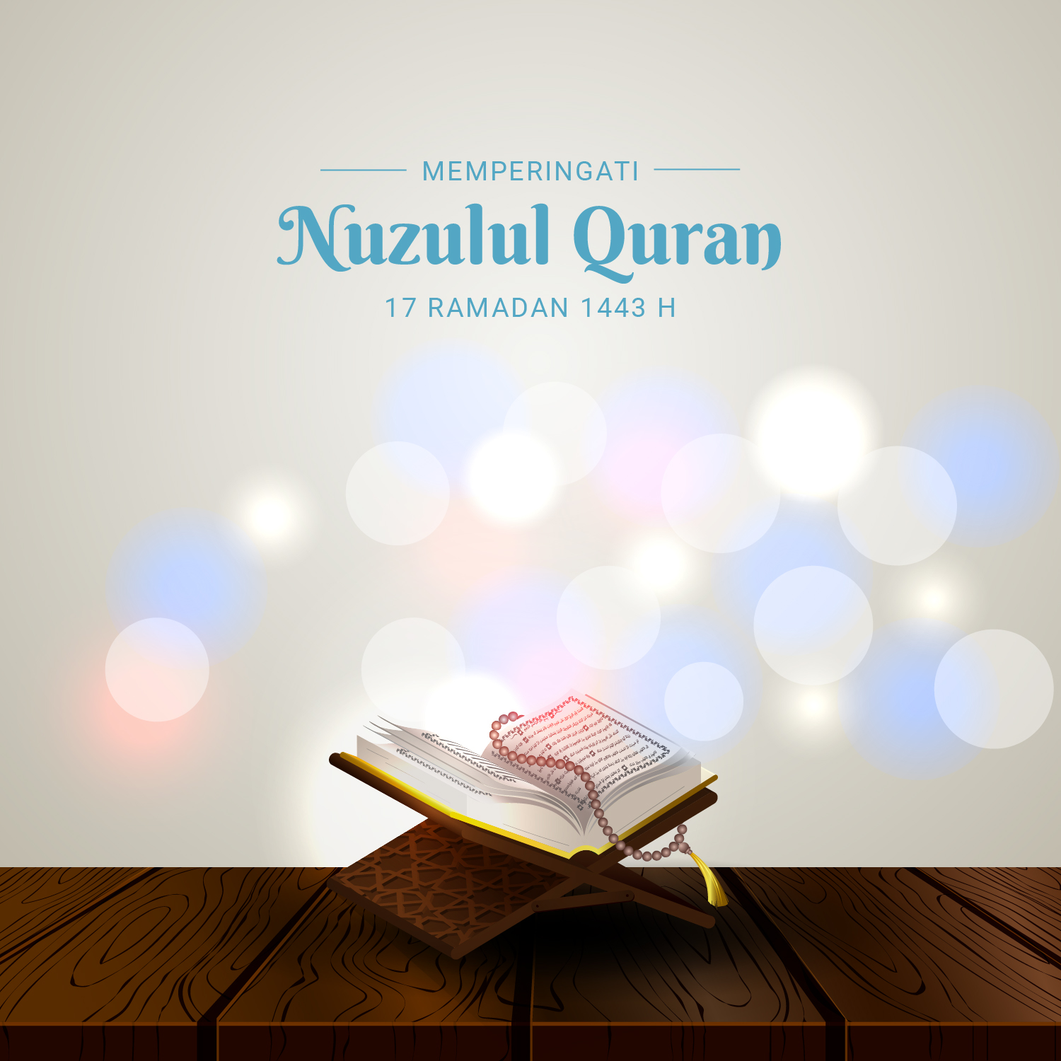 10 Poster 17 Ramadan (Nuzulul Quran) 1443 H