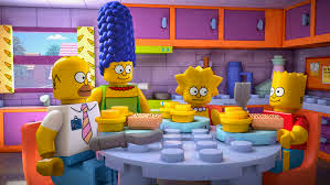 Les Simpson en Lego en trailer