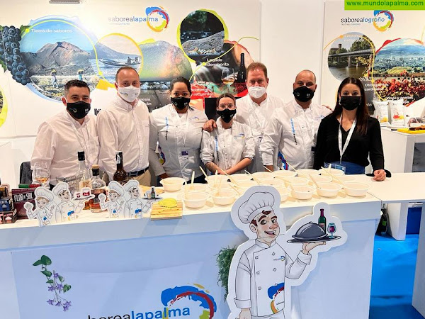 Sodepal promociona La Palma como destino de turismo gastronómico en la feria Madrid Fusión, con cocineros y productos de referencia