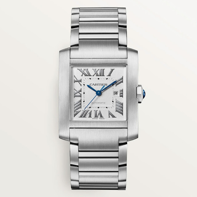 Cartier Tank Française in stainless steel
