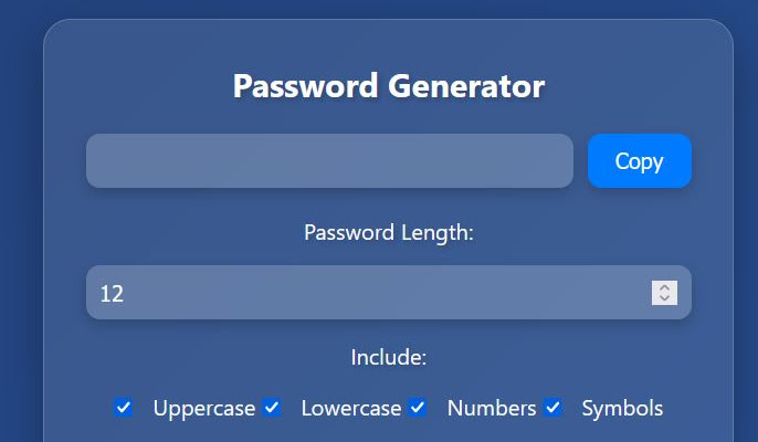 Password Generator Tool Image Logo www.sudhp.in