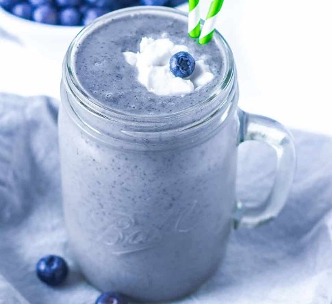 Blueberry Banana Smoothie #drinks #breakfast