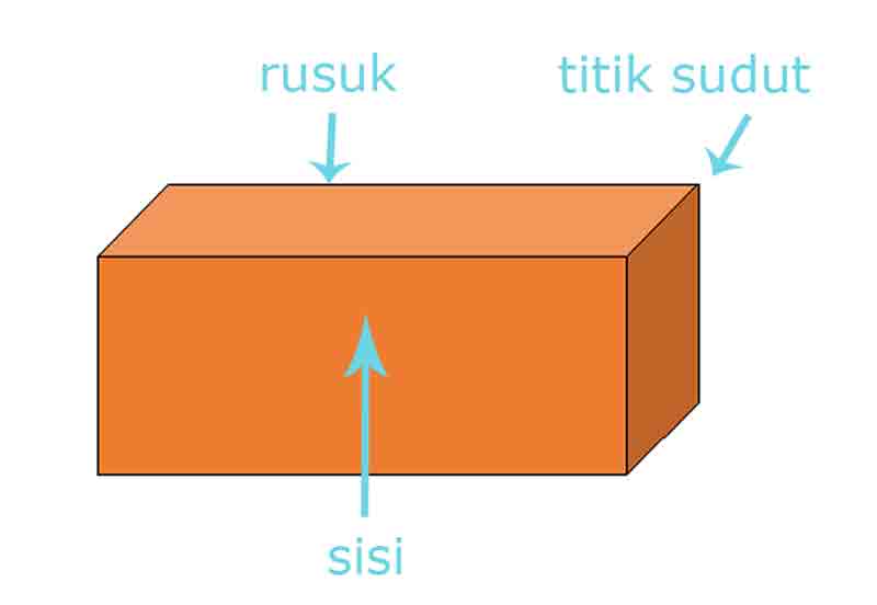 Macam macam bangun  Ruang  dan Sifat sifatnya Juragan Les