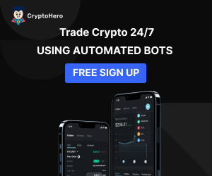 احصل على 5 دولار بونص واشتراك مجاني في روبوت تداول العملات المشفرة CryptoHero