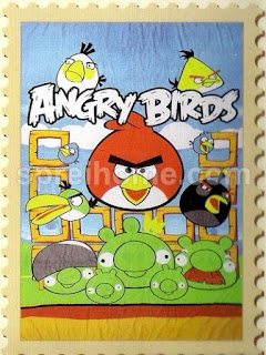 Grosir Selimut Internal Motif Angry Birds