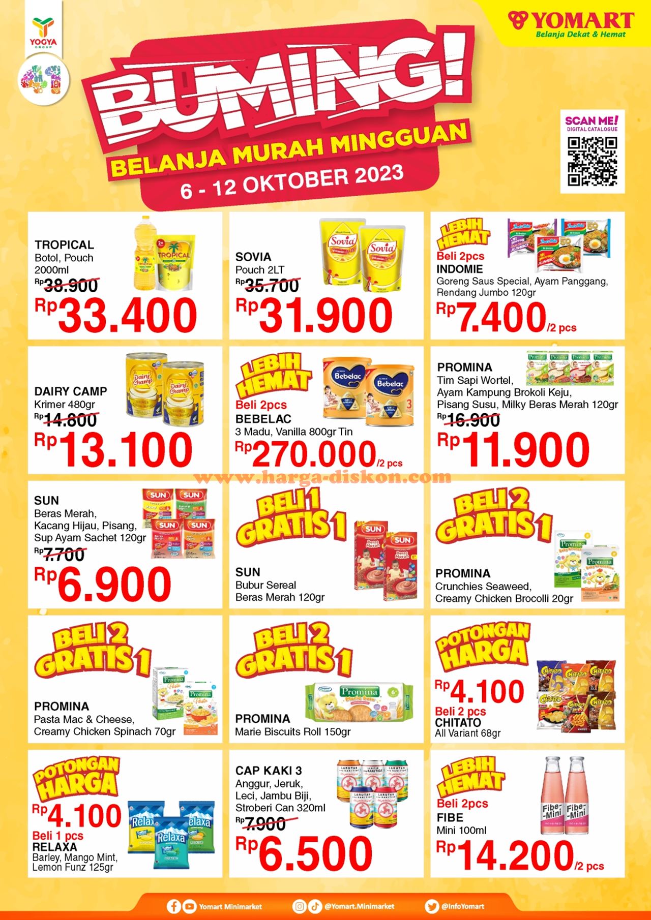 Promo YOMART Belanja Murah Mingguan 6 - 12 Oktober 2023