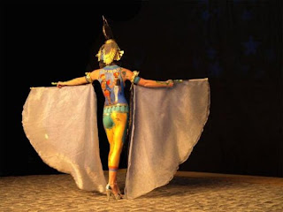 Body Painting Pictures from a Theatre Show