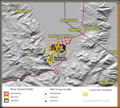 angora fire map perimeters