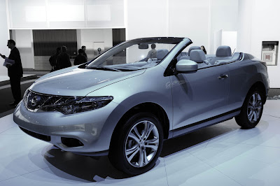 Nissan Murano CrossCabriolet First Live Pictures and price Los Angeles 2010