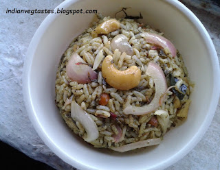 Gongura rice/Sorrel leaves Rice