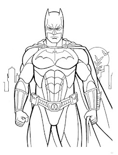 free Batman Coloring page for kids
