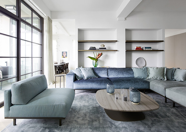 Sophisticated modern luxurious New York penthouse designed by Piet Boon - found on Hello Lovely Studio