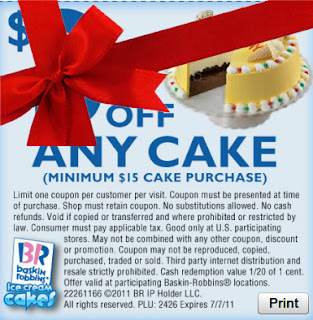 Free Printable Baskin Robbins Coupons