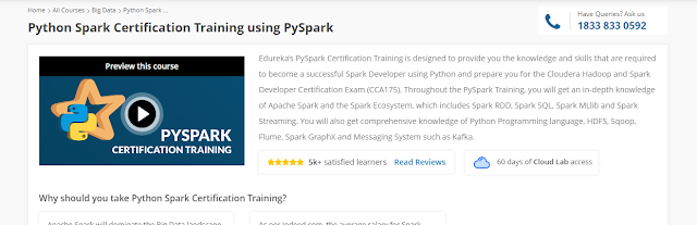 Edureka, Development courses, Python courses,