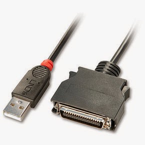 USB Parallel Mini Centronics Converter 36 pin
