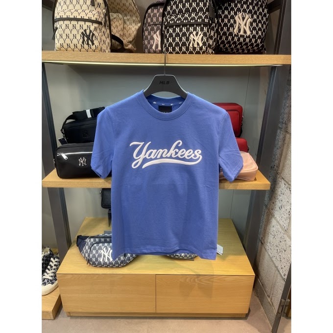[ zhenzhen.th ] MLB men's and women's spring new letter printing short-sleeved T-shirt all-match fashion 31TS05